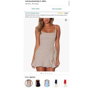 Tan Dress from Amazon! Size 2XL